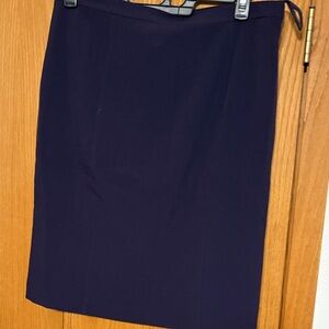 Black Label Deep purple A-Line Skirt